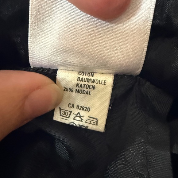 Vintage Mondi Black Velvet Midi Pencil Skirt Size 38 Small Elegant Office - Picture 8 of 11